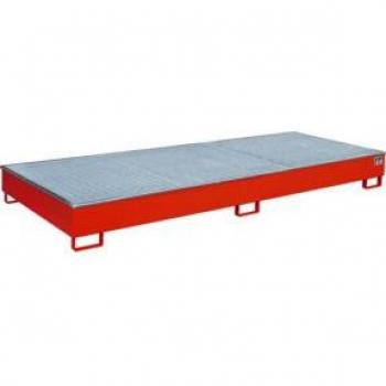 Plateau de stockage Bauer Südlohn RW‑GR 3300‑2 PE à insert PE, verni – 3262 × 1312
