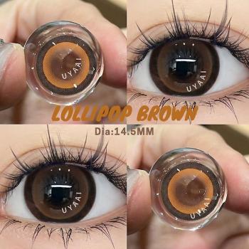 Lentes de Contacto Visgaler Ojos Grandes Púrpura