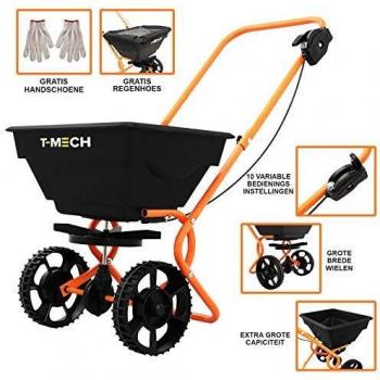 Seminatore Spargitore T‑Mech 3 m – Concimatore da Giardino