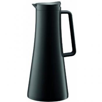 Bodum Bistro Black 37 oz Stainless Steel Thermos Flask – 1.1 L Capacity