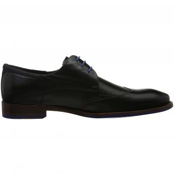 Floris van Bommel 14029/01 Derby Schuhe für Herren, Schwarz, 44.5 EU