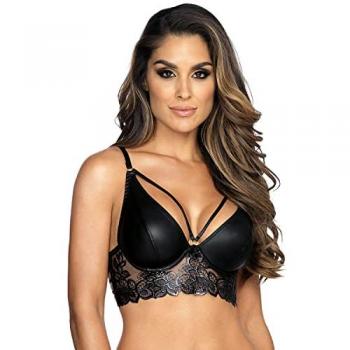 Semi‑corset noir Axami Lingerie