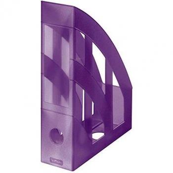 Stehsammler A4 lila transparent HERLITZ