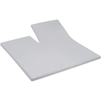 Cinderella Spannbettlaken Basic Split, Renforcé, Gummizug, Hellgrau