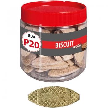 Tassello Piatto TOX Biscuit Wood P20 (60pz)