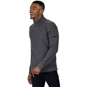 Regatta Herren Fleece Sweatshirt Theon, Seal Grau