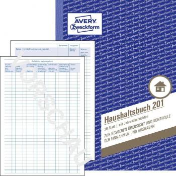 AVERY Haushaltsbuch 201 A5 36 Blatt