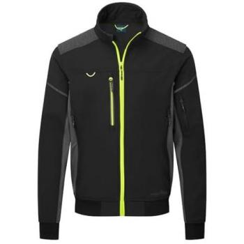 EV464 Cazadora Softshell Ripstop 3 Capas Negra – Cortavientos