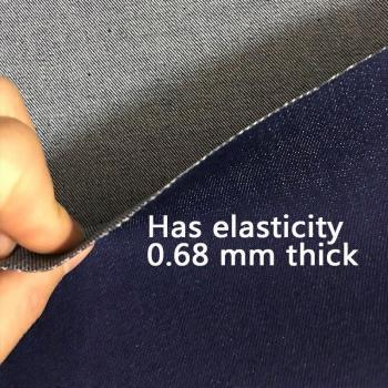Dark Blue Elastic Denim Fabric 100cm x 140cm for Quilting and Sewing