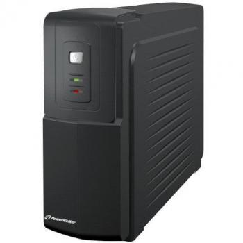 BlueWalker PowerWalker VFD 600 600VA 2 salidas AC Torre Negro UPS