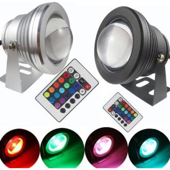 12V RGB Underwater Light 10W IP67 Waterproof Pool Lamp