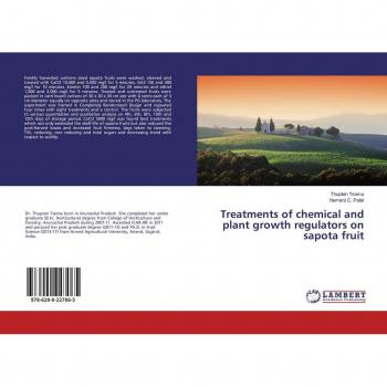 Treatments of chemical and plant growth regulators on sapota fruit