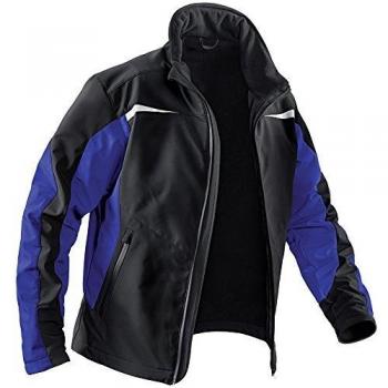 Kübler SoftshellJacke PULSSCHLAG Gr. XL schwarz/kbl.blau