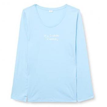 Top s.Oliver Azul con Corte Moderno