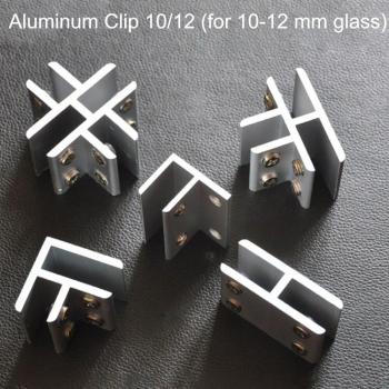 90-Degree Glass Connector Clips