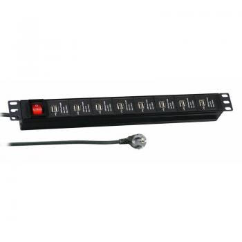 EFB EK631USB.1 19'' Indoor Power Strip