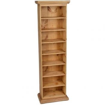 Massivholz CD-Regal mit 8 Fächern