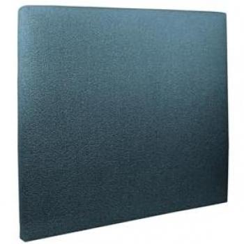 Sommet de lit velouté bleu – 135 cm