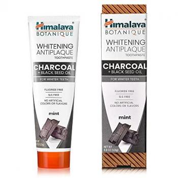 Dentífrico Botanique Blanqueador Carbón y Aceite de Semilla Negra (Menta) 113 g