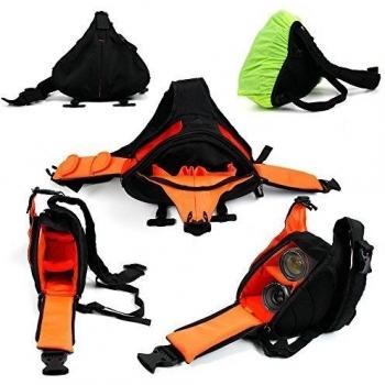 Mochila Unisex Sony FDR‑X1000V + HDR‑AS200V con Funda Impermeable