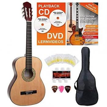 Classic Cantabile Pack Guitare Classique AS-851 3/4 Ensemble Apprentissage