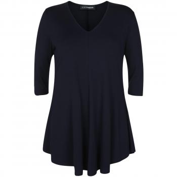 Doris Streich Jersey‑Tunika mit glockiger Silhouette