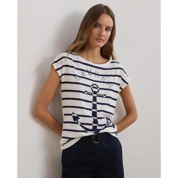 Camiseta de Mujer con Ancla de Ralph Lauren