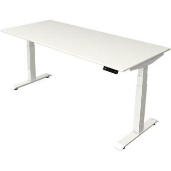 Kerkmann Move 4 höhenverstellbarer Schreibtisch 180 x 80 cm weiß