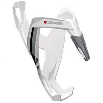 Custom Race Plus 20 Bottle Cage by Elite (White/Black)