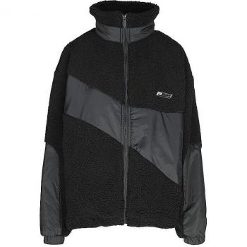 Pegador Übergangsjacke Teddy-Stoff Schwarz L