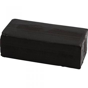 Argilla morbida nera, 500 g, dimensioni 13 x 6 x 4 cm