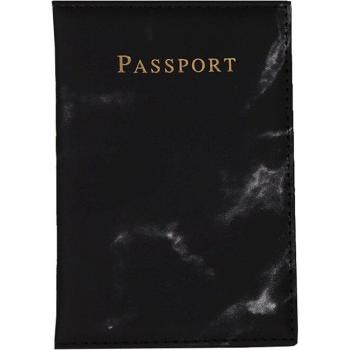 Funda Pasaporte y Tarjeta Vintage con Mármol