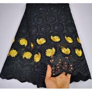 Écharpe Élégante Tissu Africien Brodé