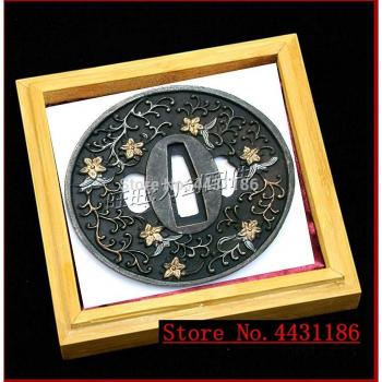Japanese Samurai Sword Alloy Tsuba Guard