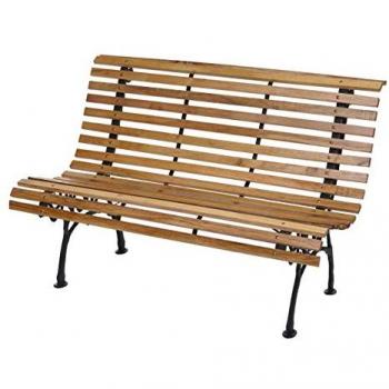 Mendler Banc du Parc HWC‑F97 – Banquette Bois Marron Clair