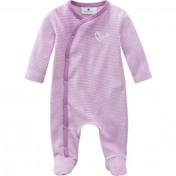 Bellybutton Kids Baby-Strampler „Sonnenschein“ 74 cm, weiß/rosa gestreift