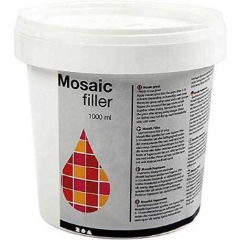 Mastic de Carreaux de Mosaïque Blanc 1000ml