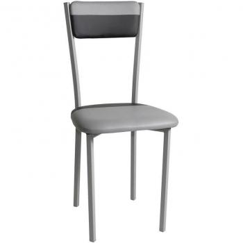 Pack de Sillas de Comedor Modernas en Negro y Gris