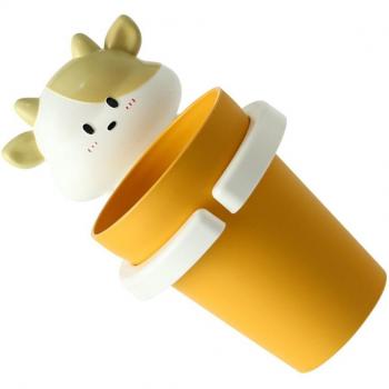 Soporte de pared para cepillo de dientes y taza de enjuague