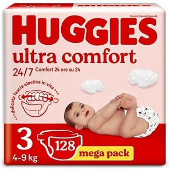 Pannolini Huggies Ultra Comfort MegaPack Taglia 3