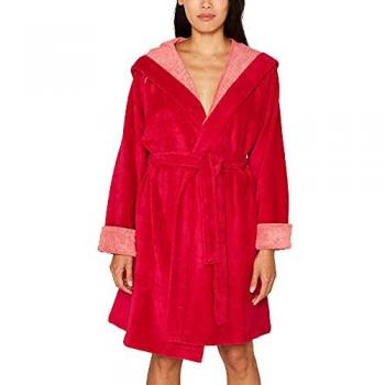 Esprit Bademantel für Damen, Kapuze, Cosy-Style