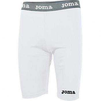 Mallas Cortas de Running Joma Warm Fleece Hombre/Niño Blanco