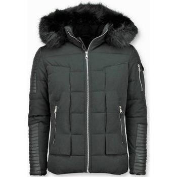 Enos Arctic Elegance Korte Jas met Bontkraag