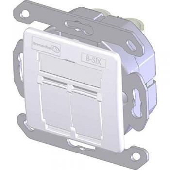 Brand-Rex Leviton Datendose Cat.6 2xRJ45 RAL 9010