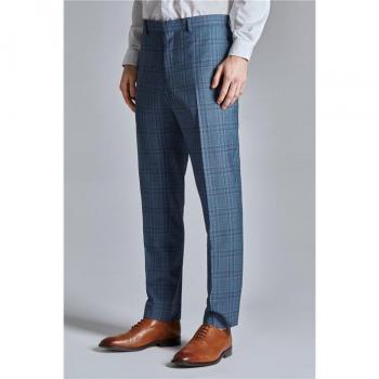 Ted Baker Tailoring Alder Blue Check Slim Fit Trouser Set