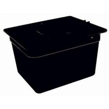 Vogue 200 mm Black Gastronorm Storage Box – 10.8 Litres