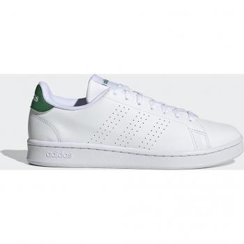 Adidas Advantage Trainers Ftwr White / Ftwr White / Green male UK 6.5
