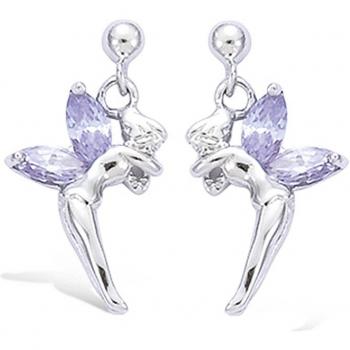 Orecchini Lavanda Rodio 19mm – Les Trésors De Lily R4162