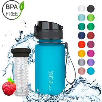 720°DGREE Kleine Wasserflasche für Schule und Kindergarten 350ml