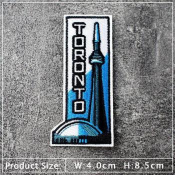 Tissu brodé « Chicaco Kyoto » – badge décoratif fait à la main